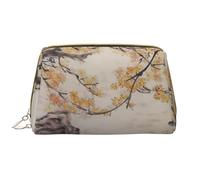 RLDOBOFE Beauty case per donne e uomini, kit Dopp da viaggio, borsa per il trucco in stile drago bianco, organizer per trucchi, Inchiostro Pulcino Pittura, Taglia unica