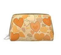 RLDOBOFE Beauty case per donne e uomini, kit Dopp da viaggio, con funghi sul terreno, organizer per trucchi, Molte forme di cuore, Taglia unica