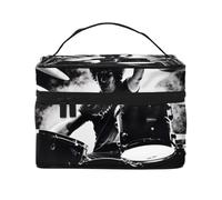 RLDOBOFE Borsa da toilette per donne e uomini, kit Dopp da viaggio, organizer per trucchi, borsa per cosmetici con mappa del mondo, borsa da toilette da appendere, borsa da barba con grande capacità