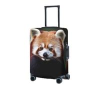 RLDOBOFE Copertura per bagagli da viaggio per valigia elastica protezione per valigia animale panda rosso coperture per valigie lavabile copertura protettiva antipolvere per bagagli adatta per bagagli