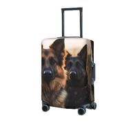 RLDOBOFE Copertura per bagagli da viaggio per valigia elastica protezione per valigia animale pastore tedesco copertura per valigie lavabile copertura protettiva antipolvere per bagagli adatta per