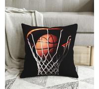RLDOBOFE Federa per cuscino decorativa, 40,6 x 40,6 cm, motivo basket, per divano, federa per cuscino double-face, morbida federa per cuscino in peluche per soggiorno