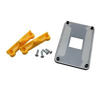 RLECS 1Pc AM4 Backplane Dissipatore Staffa Scheda Madre CPU Ventola di Raffreddamento Piastra di Montaggio per AM4 AMD Socket, Giallo