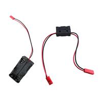 RLECS 1SET 4Cell RC AA Battery Holder Container Case e 6V On Off Interruttore Batteria Ricevitore con Connettore JST per HSP RC 1/10 1/8 Auto Camion Crawler Buggy