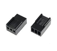 RLECS - Connettore ventola PC 5 pezzi PWN guscio in plastica per computer ventola di raffreddamento con connettori femmina interfaccia 3 pin PC ventola kit con 15 perni a crimpare terminali