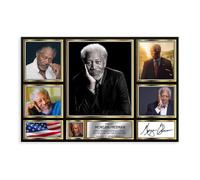 rlfnde Morgan Freeman - Poster su tela, decorazione artistica da parete per soggiorno e camera da letto, 40 x 60 cm