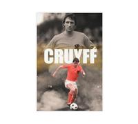 rlfnde Poster su tela con Johan Cruyff, decorazione per camera da letto, ufficio, camera da letto, regalo, 60 x 90 cm