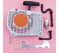 RLFNPHMHX Avviamento a strappo for S//t//i/h/l 034 036 MS340 MS360 Abbattimento cane Spike linea olio combustibile candela scintilla kit nottolino motosega