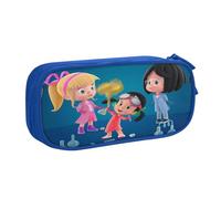 RLHRJEFZ Cleo and Cuquin Pencil Case Zipper Pen Bag Large Capacity Pen Stationery Box Storage Organizer Bag Makeup Office Pouch School Stationery Supplies For Boys Girls