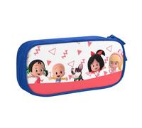 RLHRJEFZ Cleo and Cuquin Pencil Case Zipper Pen Bag Large Capacity Pen Stationery Box Storage Organizer Bag Makeup Office Pouch School Stationery Supplies For Boys Girls