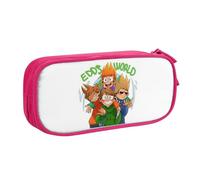 RLHRJEFZ Edds-world Pencil Case Zipper Pen Bag Large Capacity Pen Stationery Box Storage Organizer Bag Makeup Office Pouch School Stationery Supplies For Boys Girls