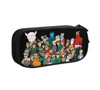RLHRJEFZ Edds-world Pencil Case Zipper Pen Bag Large Capacity Pen Stationery Box Storage Organizer Bag Makeup Office Pouch School Stationery Supplies For Boys Girls
