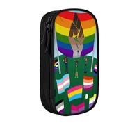 RLHRJEFZ Edds-world Pencil Case Zipper Pen Bag Large Capacity Pen Stationery Box Storage Organizer Bag Makeup Office Pouch School Stationery Supplies For Boys Girls