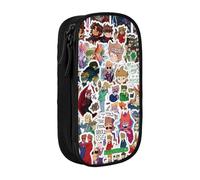 RLHRJEFZ Edds-world Pencil Case Zipper Pen Bag Large Capacity Pen Stationery Box Storage Organizer Bag Makeup Office Pouch School Stationery Supplies For Boys Girls