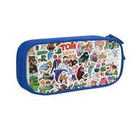 RLHRJEFZ Edds-world Pencil Case Zipper Pen Bag Large Capacity Pen Stationery Box Storage Organizer Bag Makeup Office Pouch School Stationery Supplies For Boys Girls