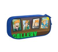 RLHRJEFZ Edds-world Pencil Case Zipper Pen Bag Large Capacity Pen Stationery Box Storage Organizer Bag Makeup Office Pouch School Stationery Supplies For Boys Girls