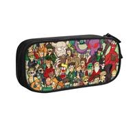 RLHRJEFZ Edds-world Pencil Case Zipper Pen Bag Large Capacity Pen Stationery Box Storage Organizer Bag Makeup Office Pouch School Stationery Supplies For Boys Girls