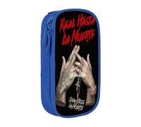 RLHRJEFZ Real Hasta La Muerte Pencil Case Zipper Pen Bag Large Capacity Pen Stationery Box Storage Organizer Bag Makeup Office Pouch School Stationery Supplies For Boys Girls
