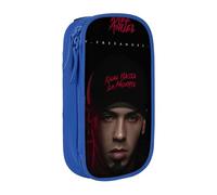 RLHRJEFZ Real Hasta La Muerte Pencil Case Zipper Pen Bag Large Capacity Pen Stationery Box Storage Organizer Bag Makeup Office Pouch School Stationery Supplies For Boys Girls