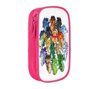 RLHRJEFZ Wi-ngs of Fire Pencil Case Zipper Pen Bag Large Capacity Pen Stationery Box Storage Organizer Bag Makeup Office Pouch School Stationery Supplies For Boys Girls