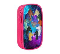 RLHRJEFZ Wi-ngs of Fire Pencil Case Zipper Pen Bag Large Capacity Pen Stationery Box Storage Organizer Bag Makeup Office Pouch School Stationery Supplies For Boys Girls