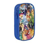 RLHRJEFZ Wi-ngs of Fire Pencil Case Zipper Pen Bag Large Capacity Pen Stationery Box Storage Organizer Bag Makeup Office Pouch School Stationery Supplies For Boys Girls