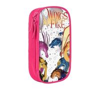 RLHRJEFZ Wi-ngs of Fire Pencil Case Zipper Pen Bag Large Capacity Pen Stationery Box Storage Organizer Bag Makeup Office Pouch School Stationery Supplies For Boys Girls