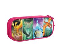 RLHRJEFZ Wi-ngs of Fire Pencil Case Zipper Pen Bag Large Capacity Pen Stationery Box Storage Organizer Bag Makeup Office Pouch School Stationery Supplies For Boys Girls