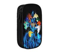 RLHRJEFZ Wi-ngs of Fire Pencil Case Zipper Pen Bag Large Capacity Pen Stationery Box Storage Organizer Bag Makeup Office Pouch School Stationery Supplies For Boys Girls