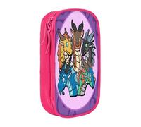 RLHRJEFZ Wi-ngs of Fire Pencil Case Zipper Pen Bag Large Capacity Pen Stationery Box Storage Organizer Bag Makeup Office Pouch School Stationery Supplies For Boys Girls