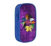 RLHRJEFZ Wi-ngs of Fire Pencil Case Zipper Pen Bag Large Capacity Pen Stationery Box Storage Organizer Bag Makeup Office Pouch School Stationery Supplies For Boys Girls