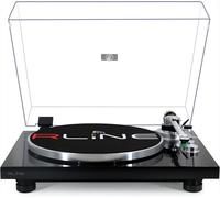 Redline RLTN22GB Giradischi a cinghia con modulo Bluetooth, Nero Lucido