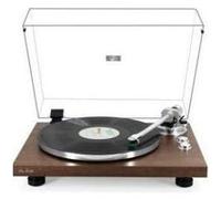 RLINE - Giradischi Vinili Bluetooth Noce Lucido, Lettore Vinili 33 e 45 Giri, Piatto 12" in Alluminio Pressofuso, Cartuccia Magnetica VM-95E, Pre-amplificatore Attivabile, Funzione Anti-Skating
