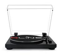 Redline RLTN11GB Giradischi a cinghia con modulo Bluetooth, Nero Lucido