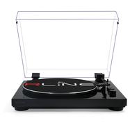 Redline RLTN11GB Giradischi a cinghia con modulo Bluetooth, Nero Lucido