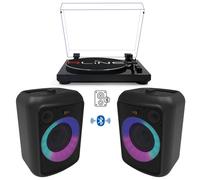 RLINE RLTN11GB Giradischi cinghia Bluetooth Nero L. + 2 Klipsch GIG XL 30w RMS