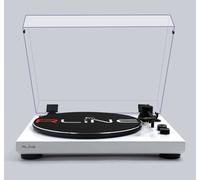 Redline RLTN11WH Giradischi a cinghia con modulo Bluetooth, Bianco Lucido