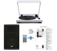 RLINE RLTN11WH Giradischi Bluetooth Bianco L + IS X212AUB Diffusore 800w picco