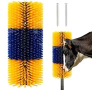 RLinEa Spazzola per graffi di mucca, spazzola per capelli per bestiame in nylon, allevia il prurito, ideale per animali da fattoria come cavalli, bovini, pecore, maiali, cervi