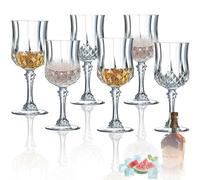 Rliocvhe Set di 6 Bicchieri Amaro 5 icchieri Vino da shot, Vetro, Bicchieri da Liquore e Superalcolici, per Feste Compleanni Matrimoni Picnic