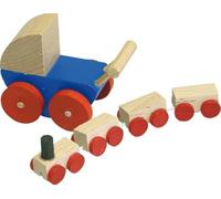 Rlke Holzspielzeug 21618 - Carrozzina e Trenino