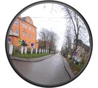 RLKHXBS 12 24" 32 Specchio di Sicurezza infrangibile / 18 Pollici, Specchio Curvo grandangolare con Staffa di Fissaggio Regolabile, Specchio angolare per Garage per Il Traffico di Sicurezza