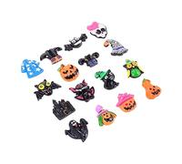 RLKHXBS 16pcs Mixed Color Resin Halloween for Crafts Phone Shell Fridge Accessories Creative And Fun Decoration for Boys And Girls Imagination And Home Parties