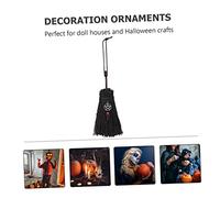 RLKHXBS 1pc Halloween Witch Broom Cipante in Miniatura Ornamento di Scopa per la Decorazione di Oggetti di Scena per Feste per celebrazioni a Tema per maghi per Gli Eventi di Halloween