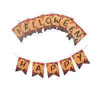 RLKHXBS 1set Halloween Party Wall Hanging Banner Paper Decoration Printing Versatile Use for Hotels Supermarkets Fun Halloween Atmosphere Great Photo Prop