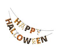 RLKHXBS 1set Lovely Pumpkin Hanging Flags Decoration for Home Fun Banner for Halloween Gatherings And Celebrations
