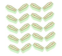 RLKHXBS 20pcs Glow Dark Coffin Boxes Contenitori di Caramelle Halloween Contenitori di Caramelle robuste Tratta in plastica Decorazioni spettrali Portatili per scherzi di Feste e Piccoli Oggetti