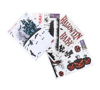 RLKHXBS 2set Halloween Window Clings Decals Removable Stickers for Wall Decoration for Parties Retail Spaces Easy to Apply Smooth