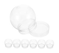 RLKHXBS 4 inch Plastic Snow Globe with Screw off cap for Christmas Ornaments Halloween Decorations And Crafting Projects