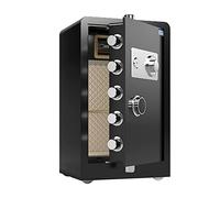 RLKHXBS Acciaio Digitale per la Sicurezza Impermeabile antincendio in Acciaio Pesante, Armadio ignifugo e Impermeabile, Grande 60 cm/70 cm/80 cm Antift GE, W (BLA